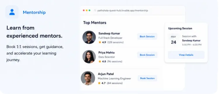 Study planner with upcoming deadlines and tasks